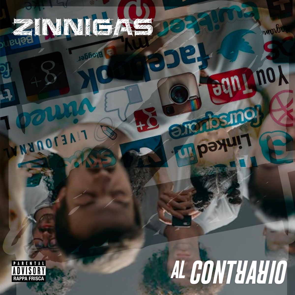 Al contrario (feat. Bombaonthebeat) - Single by Zinnigas album cover