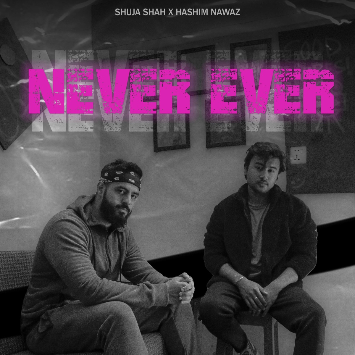 NEVER EVER (feat. Hashim Nawaz) - Single by Shuja Shah album cover