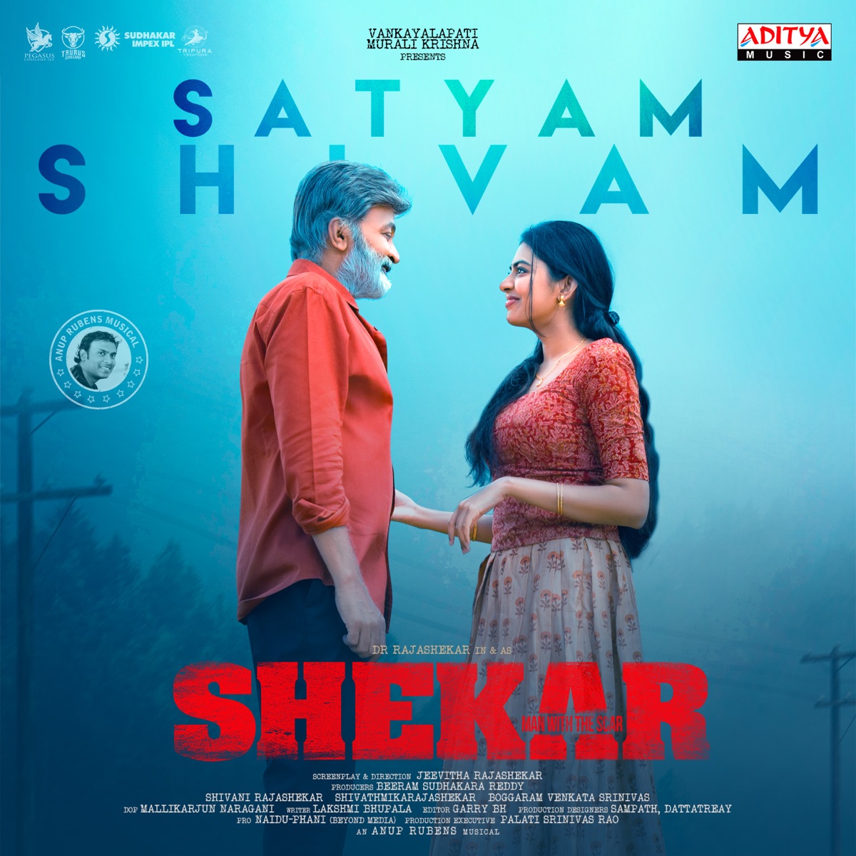 Satyam Shivam (From"Shekar Man With The Scar") - Single by Anup Rubens, Uma Neha & Vijay Yesudas album cover
