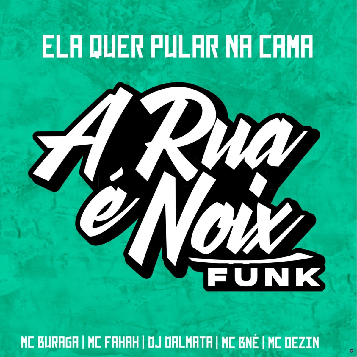 Ela Quer Pular na Cama (feat. MC Buraga, MC Fahah, DJ Dalmata, MC Dezin & Mc Bné) - Single by A RUA É NOIX FUNK album cover