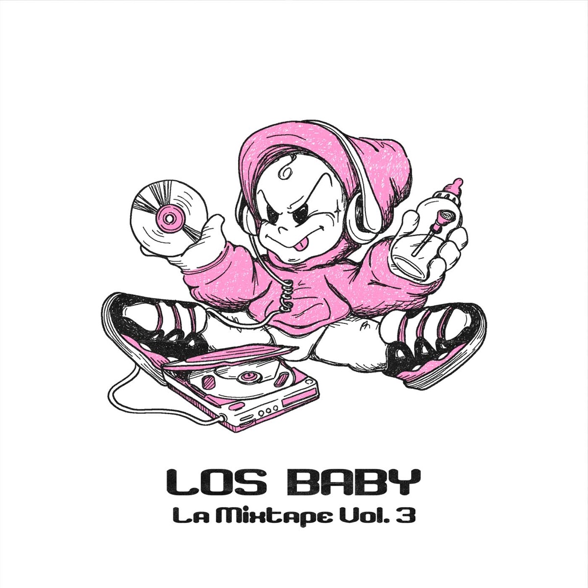Los Baby la Mixtape (Vol. 3) by Los Baby, ForyFive & Onemillionkisses album cover
