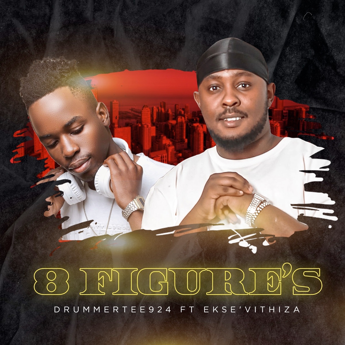 8 Figure's (feat. DrummeRTee924) - Single by EKSE'VITHIZA album cover