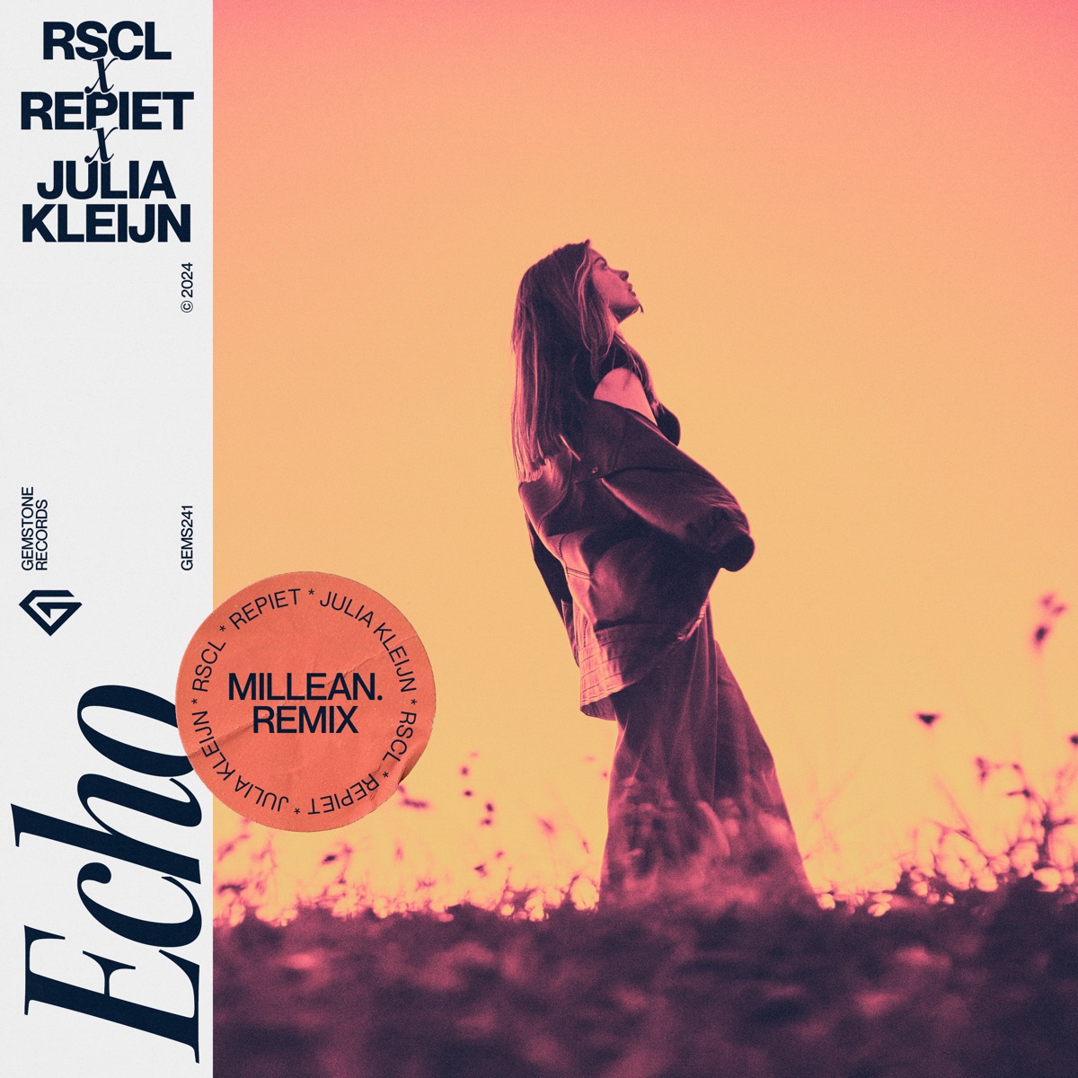 Echo (Millean. Remix) - Single by RSCL, Repiet & Julia Kleijn album cover