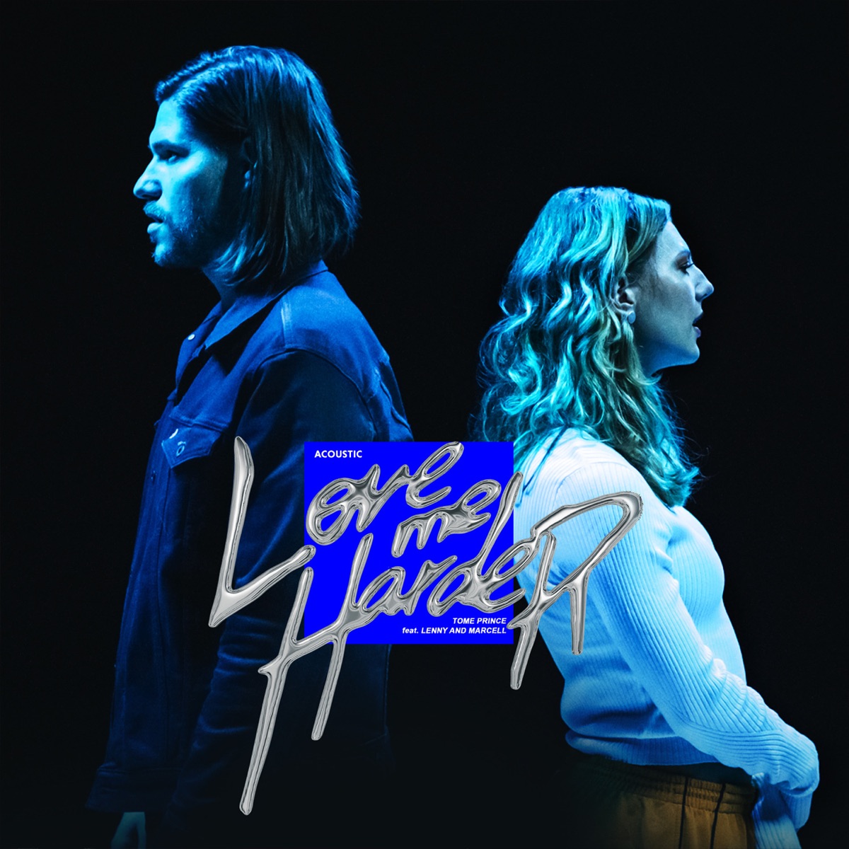 Love Me Harder (Acoustic) [feat. LENNY & Marcell] - Single by Tome Prince album cover