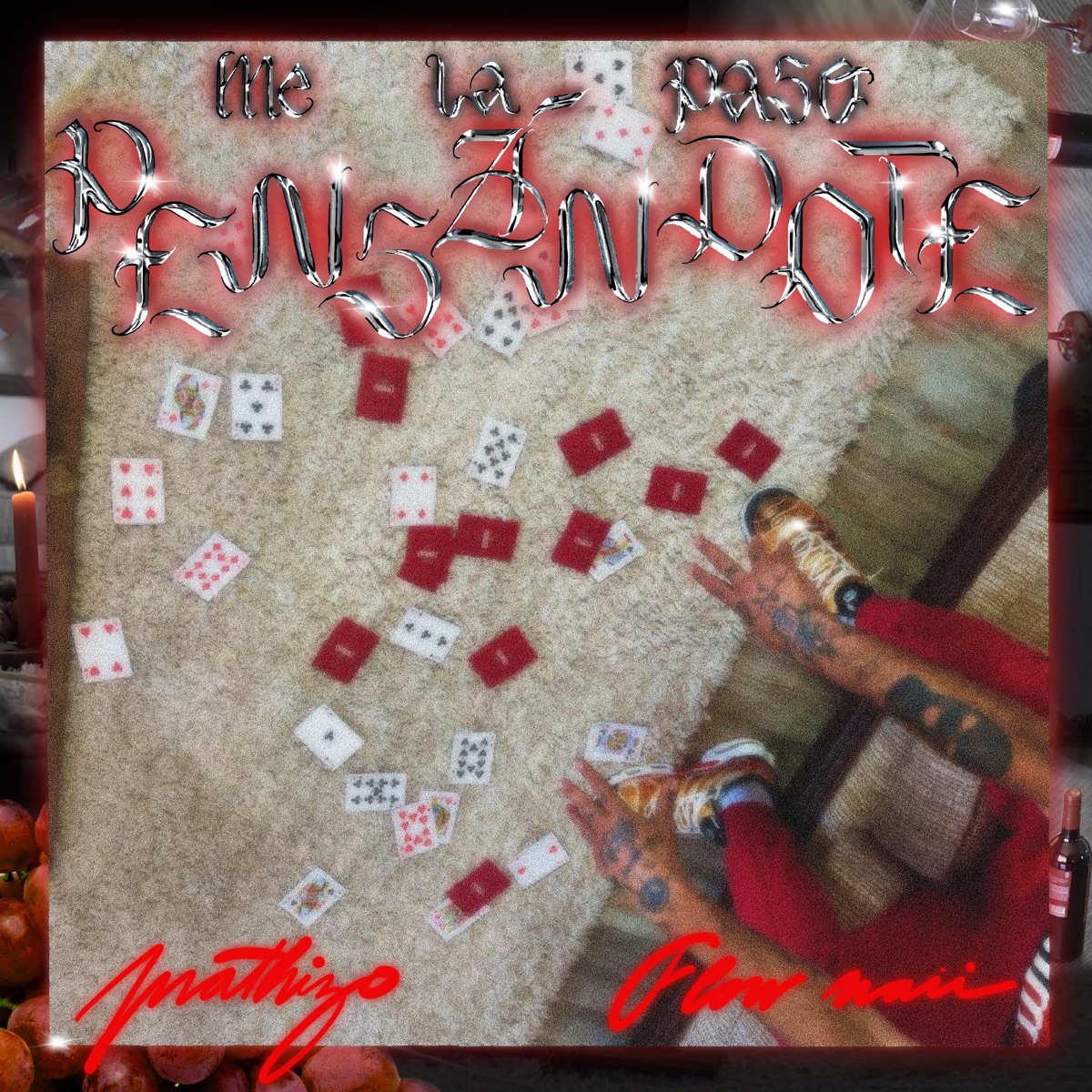 Me la paso pensandote (feat. Flow Naii) - Single by Mathizo album cover