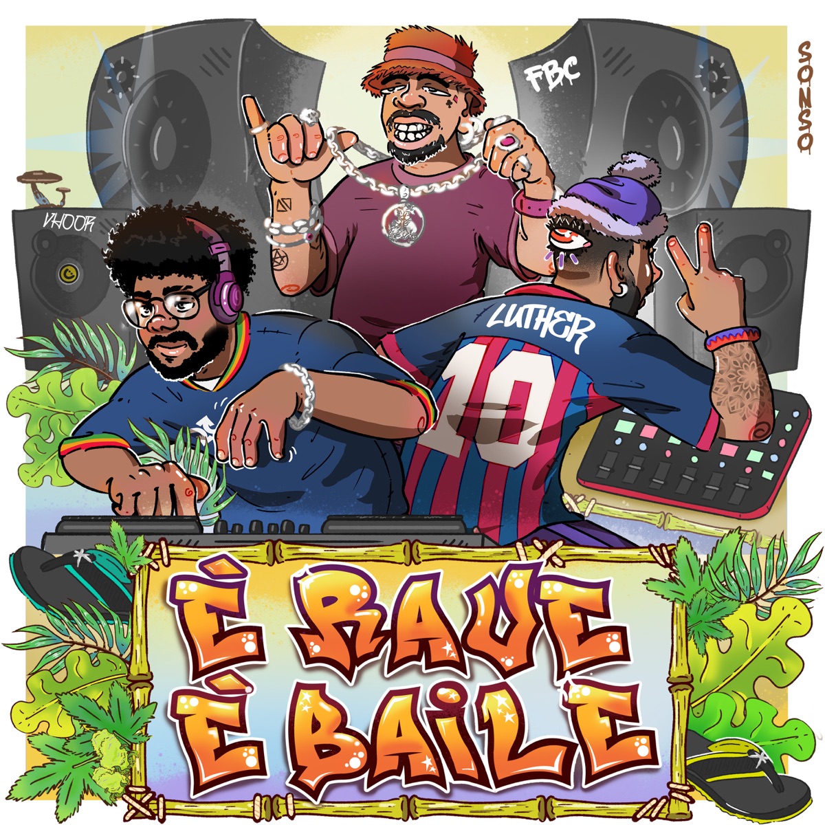 É Rave, É Baile - Single by LUTHER, FBC & VHOOR album cover