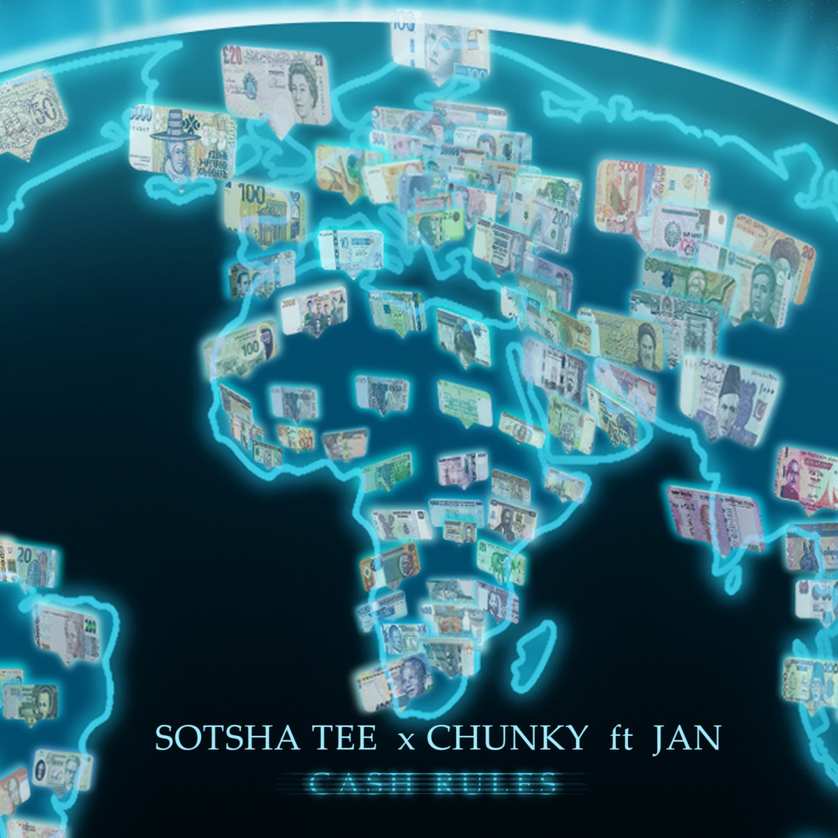 Cash Rules (feat. Yan) - Single by Sotsha tee & Chunky album cover