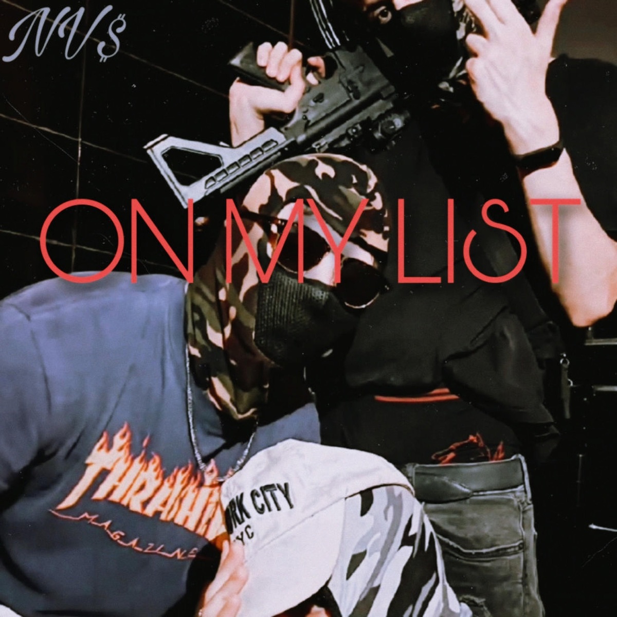 On my list (feat. Monra, Crizzo.o & Javs) - Single by NVSTREET album cover