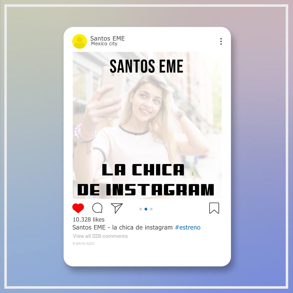 La Chica De Instagram - Single by santos eme album cover