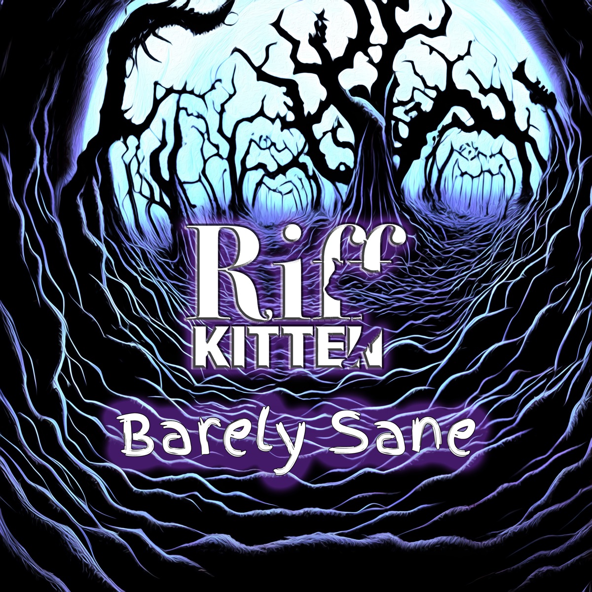 Barely Sane by Riff Kitten album cover