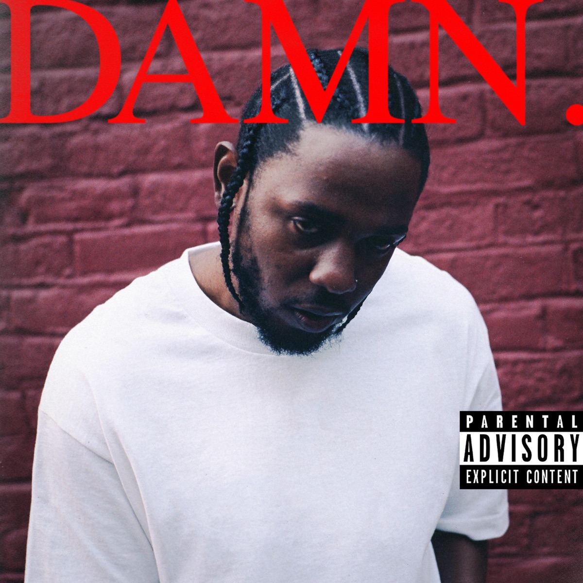DAMN. by Kendrick Lamar album cover