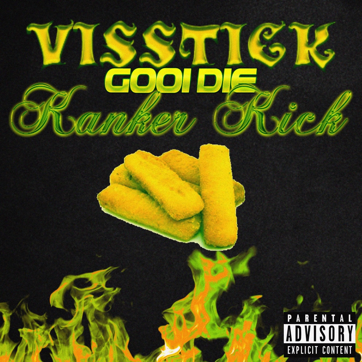 Visstick Gooi Die Kanker Kick - Single by Natte Visstick album cover
