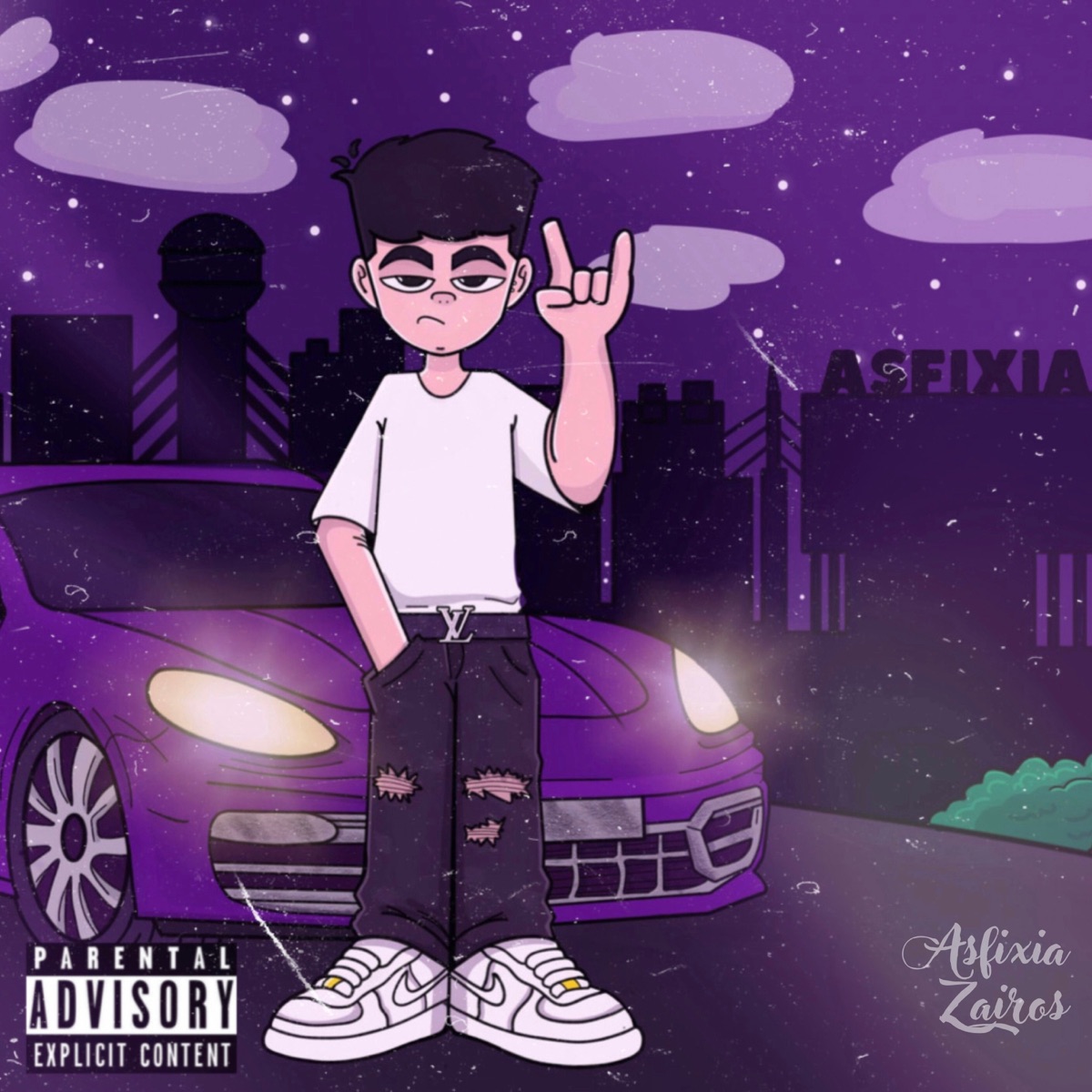 Asfixia - Single by Zairos album cover