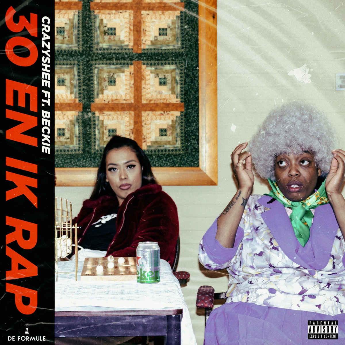 30 en ik rap (feat. Beckie) - Single by Crazyshee album cover