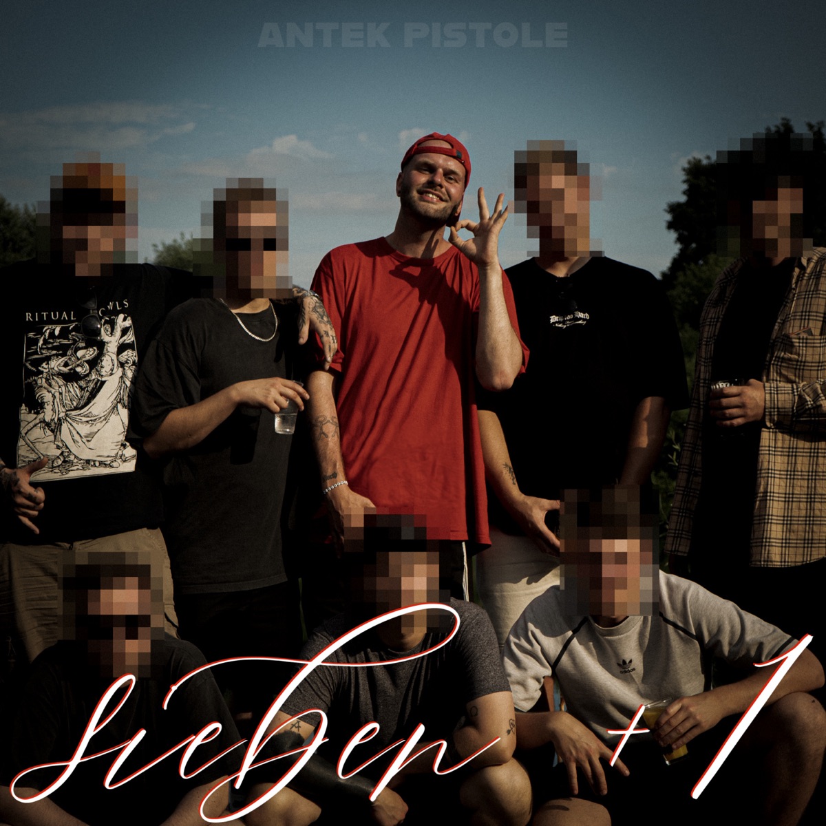 Sieben + 1 - Single by antek pistole & Saucyaf album cover