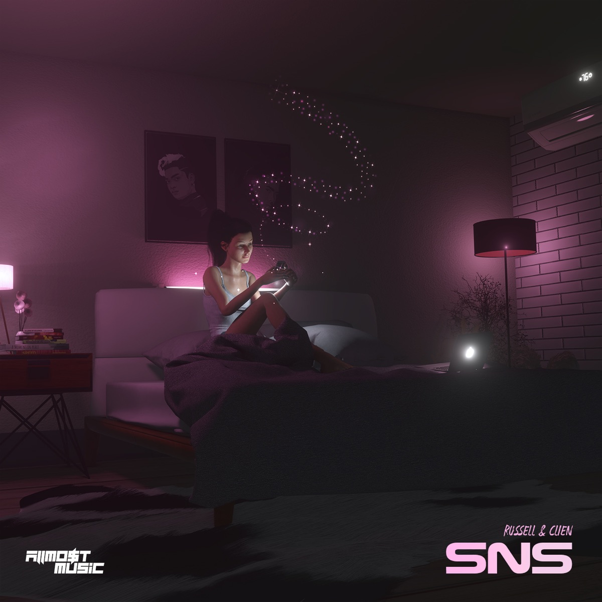 SNS - Single by Bobby Scott, Clien & ALLMO$T album cover
