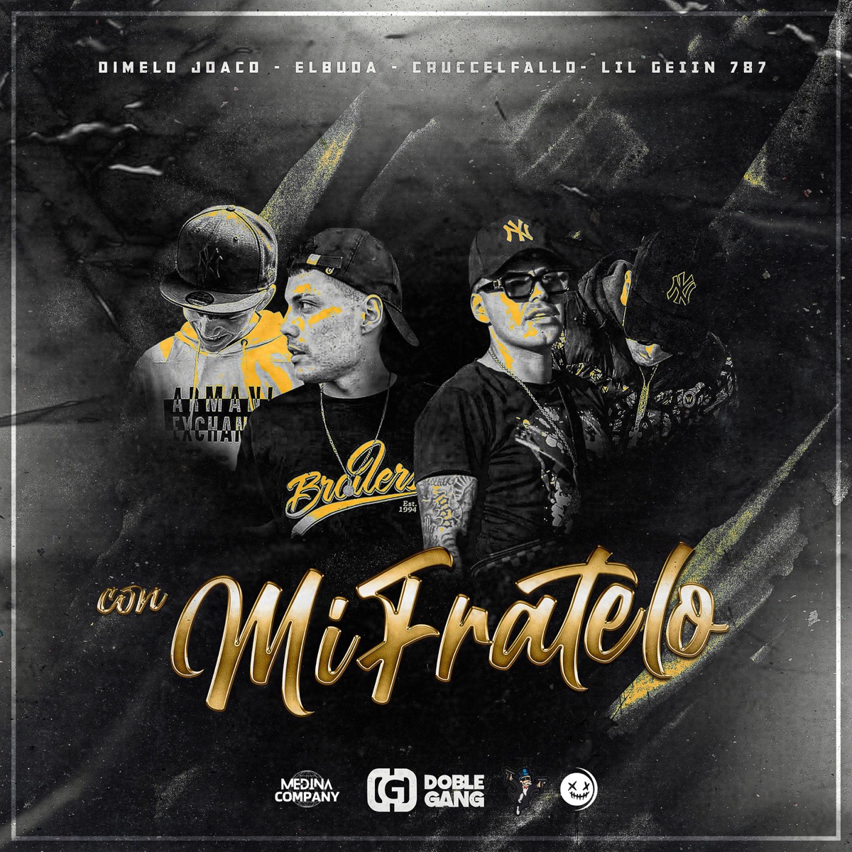 Con mi Fratelo (feat. ElBuda, Lilgeiin 787 & Dimelo Joaco) - Single by CruccelFallo album cover