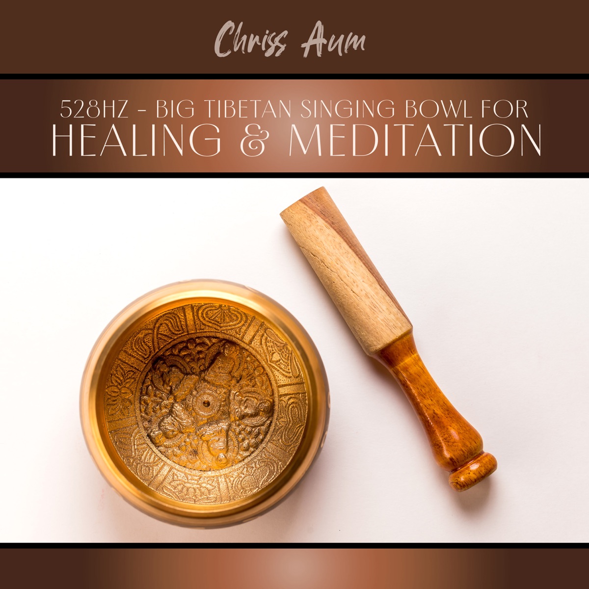 528Hz – Big Tibetan Singing Bowl for Healing & Meditation by Chriss Aum album cover