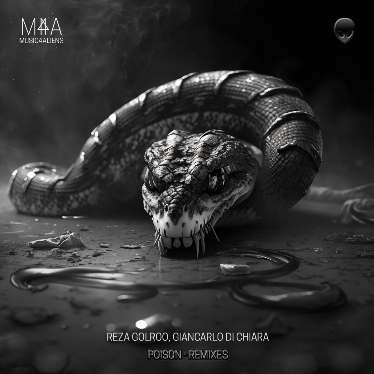 Poison Remixes - Single by Reza Golroo & Giancarlo Di Chiara album cover