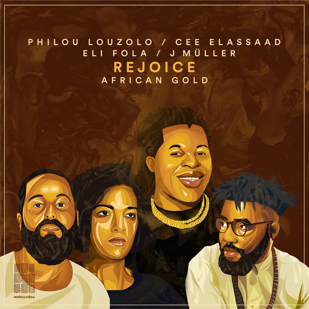 Rejoice - Single by Cee Elassaad, Eli Fola, J. Müller & Philou Louzolo album cover