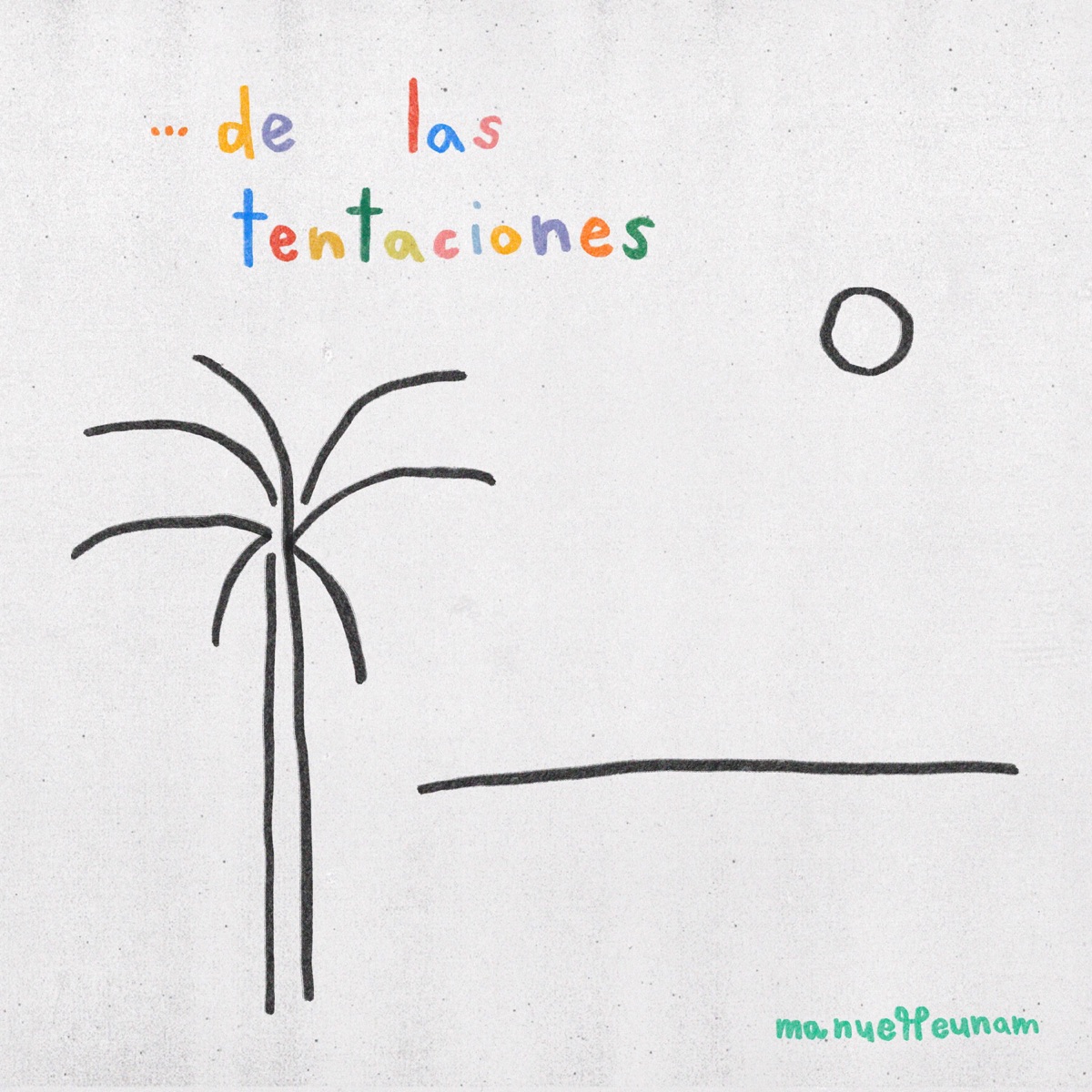 ...de las tentaciones - Single by Manuel Leunam album cover