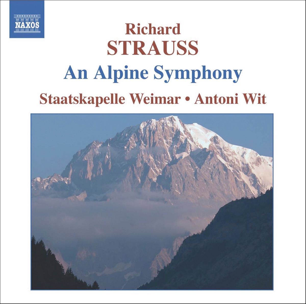 R. Strauss: An Alpine Symphony (Eine Alpensinfonie), Op. 64 by Antoni Wit & Weimar Staatskapelle Chamber Orchestra album cover