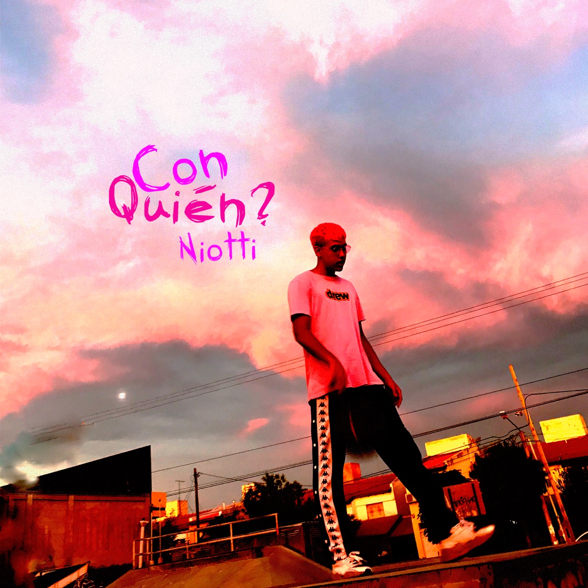CON QUIÉN? - Single by Niotti album cover