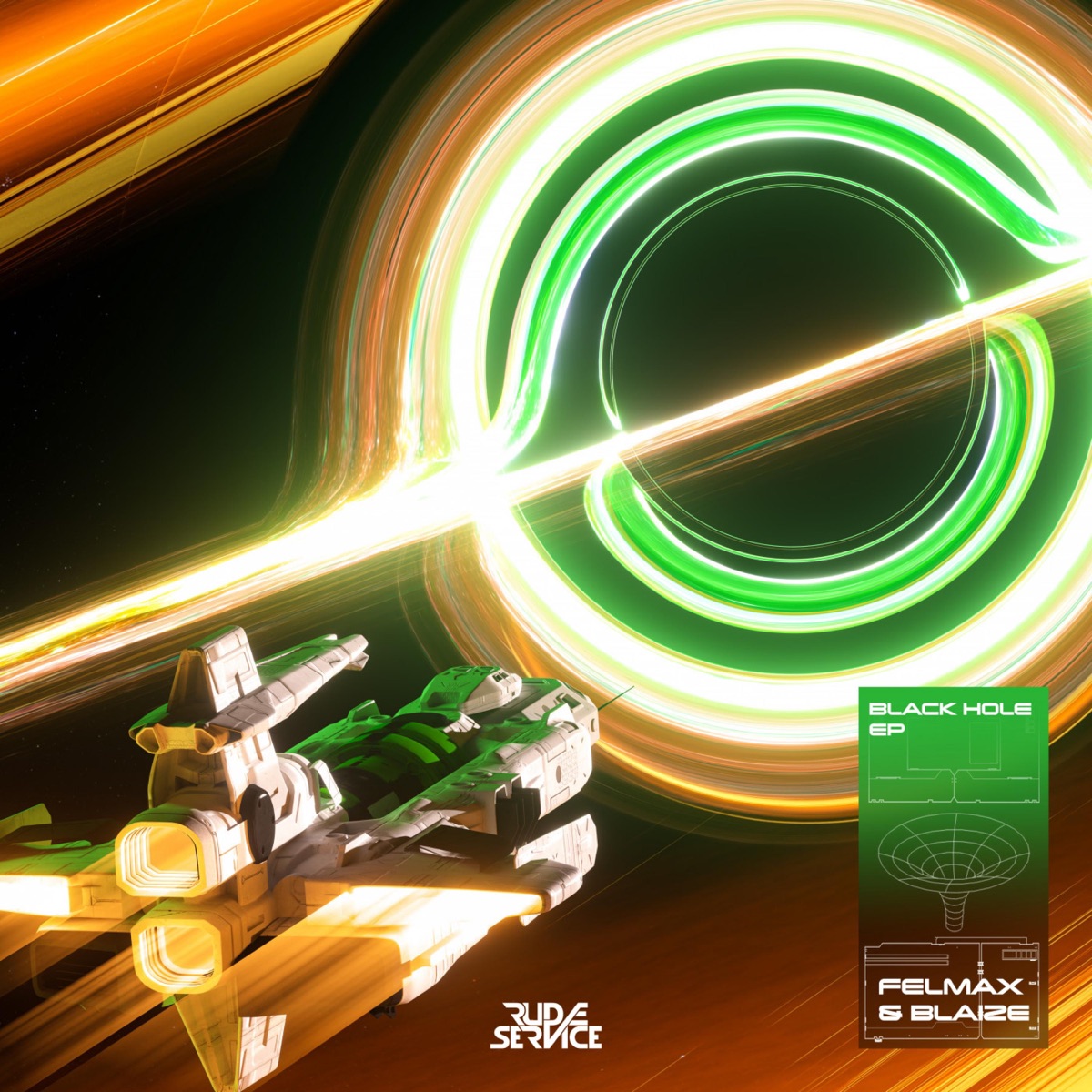 Blackhole EP by Felmax & Blaize album cover