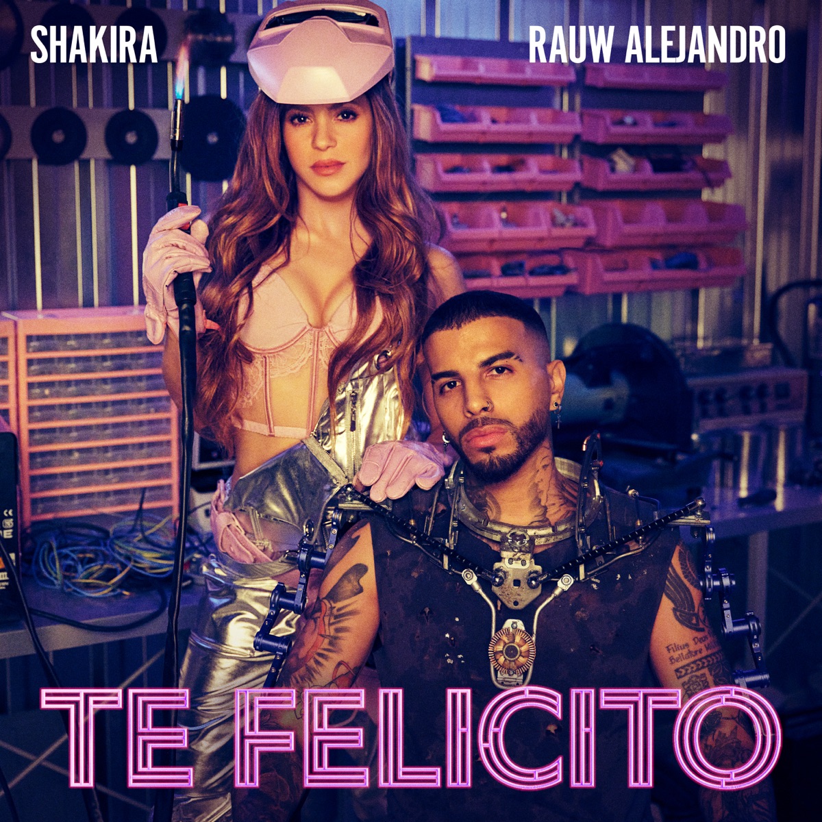 Te Felicito - Single by Shakira & Rauw Alejandro album cover