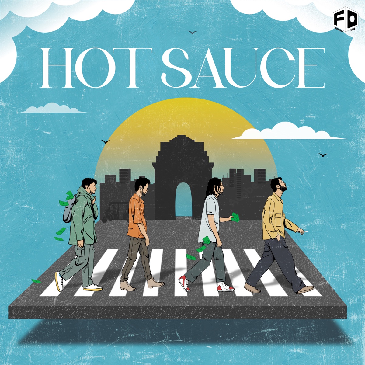 Hot Sauce - EP by Full Power, DRV & Darcy album cover