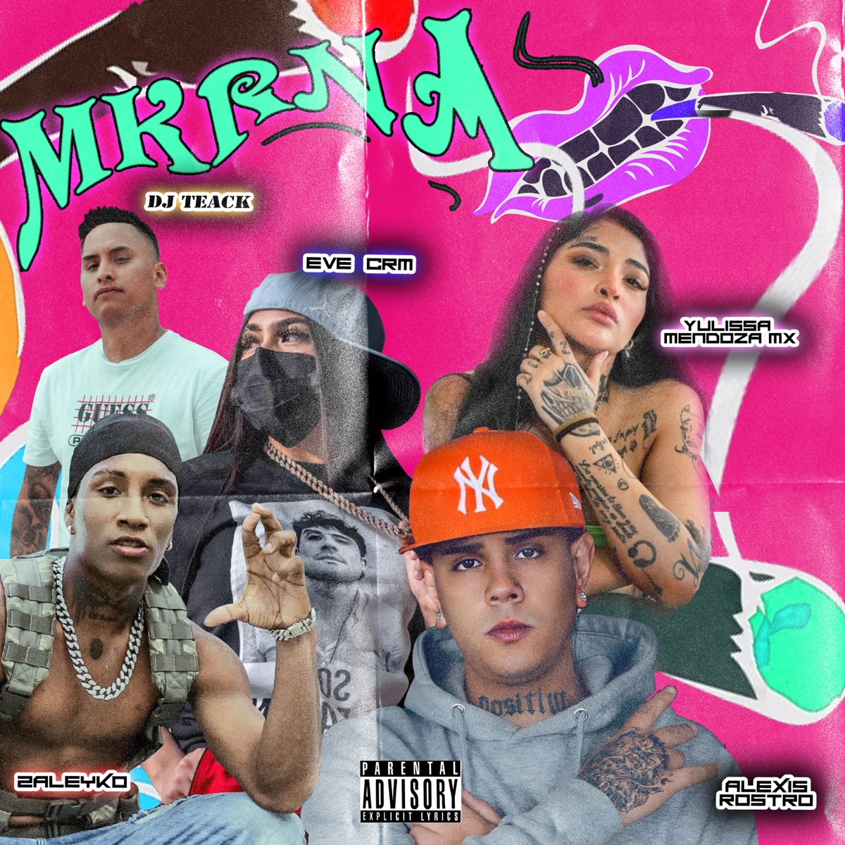 Mkrna - Single by ZALEYKO, Alexis Rostro, Eve Crm, Yulissa Mendoza Mx & Dj Teack album cover