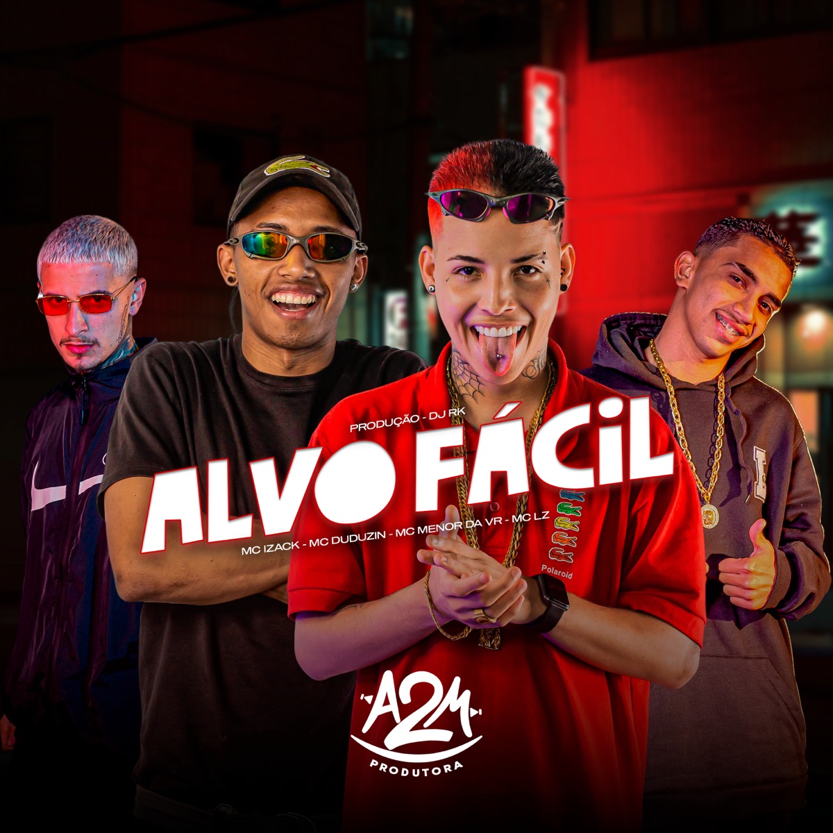 Alvo Facil - Single by Mc Lz, MC Izack, MC Menor da VR, MC Duduzin & dj rk album cover