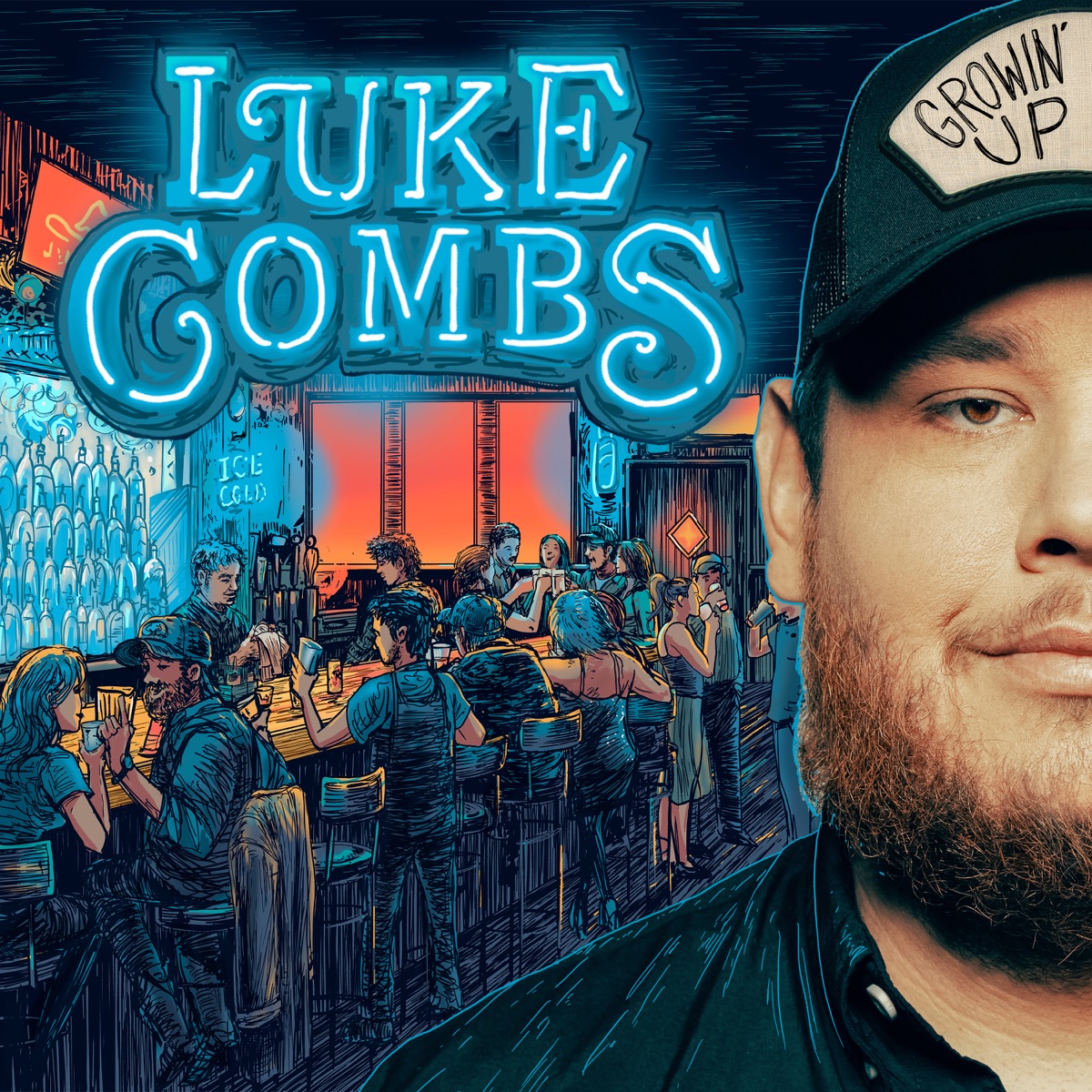 Growin' Up by Luke Combs album cover