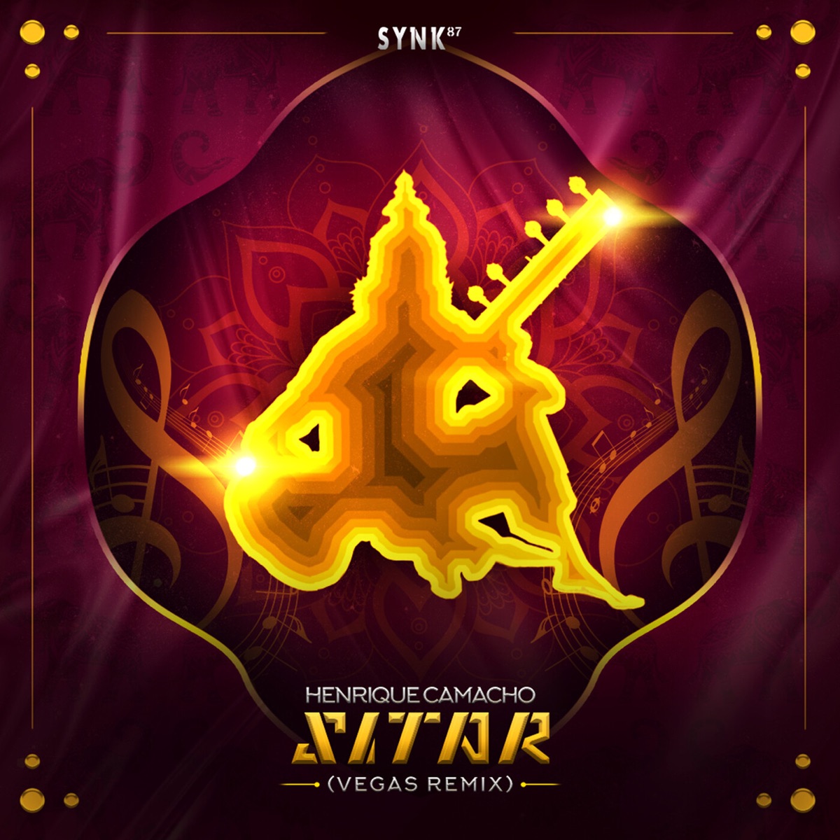 Sitar (Vegas Remix) - Single by Henrique Camacho album cover