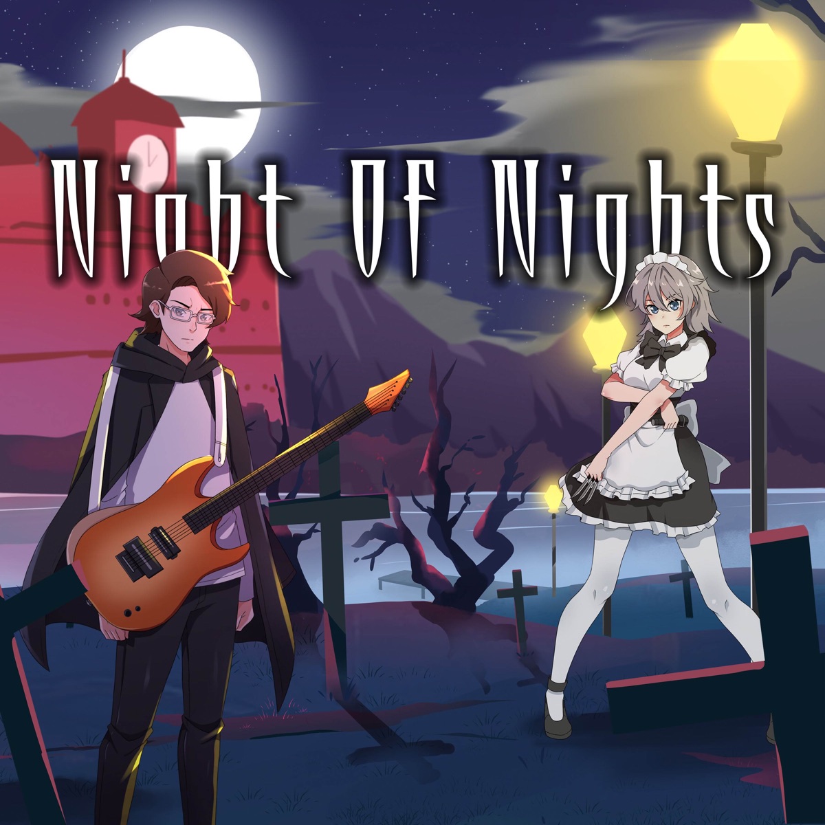 Nights of Nights (Vocal Version) - Single by Palmeraniian album cover
