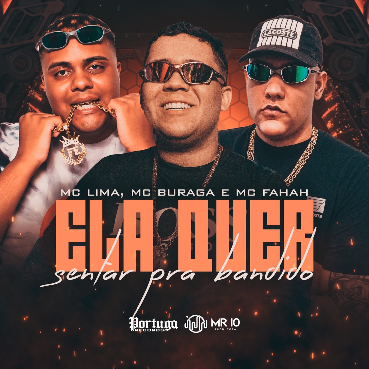 Ela Quer Sentar pra Bandido - Single by Mc Lima, Mc Buraga & MC FAHAH album cover