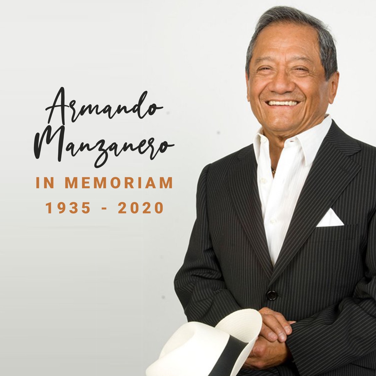 Armando Manzanero In Memoriam (1935/2020) [Instrumental] by Rafael Méndez, Latin Dreams Band & Bebu Silvetti album cover