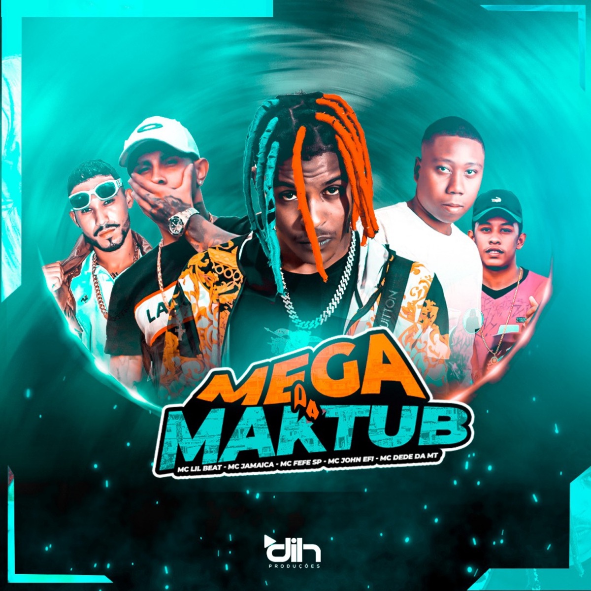 Mega da Maktub - Single by Mc Jamaica JL, Mc John Efi, Mc Dede da MT, MC Lil Beat & Mc Fefe Sp album cover