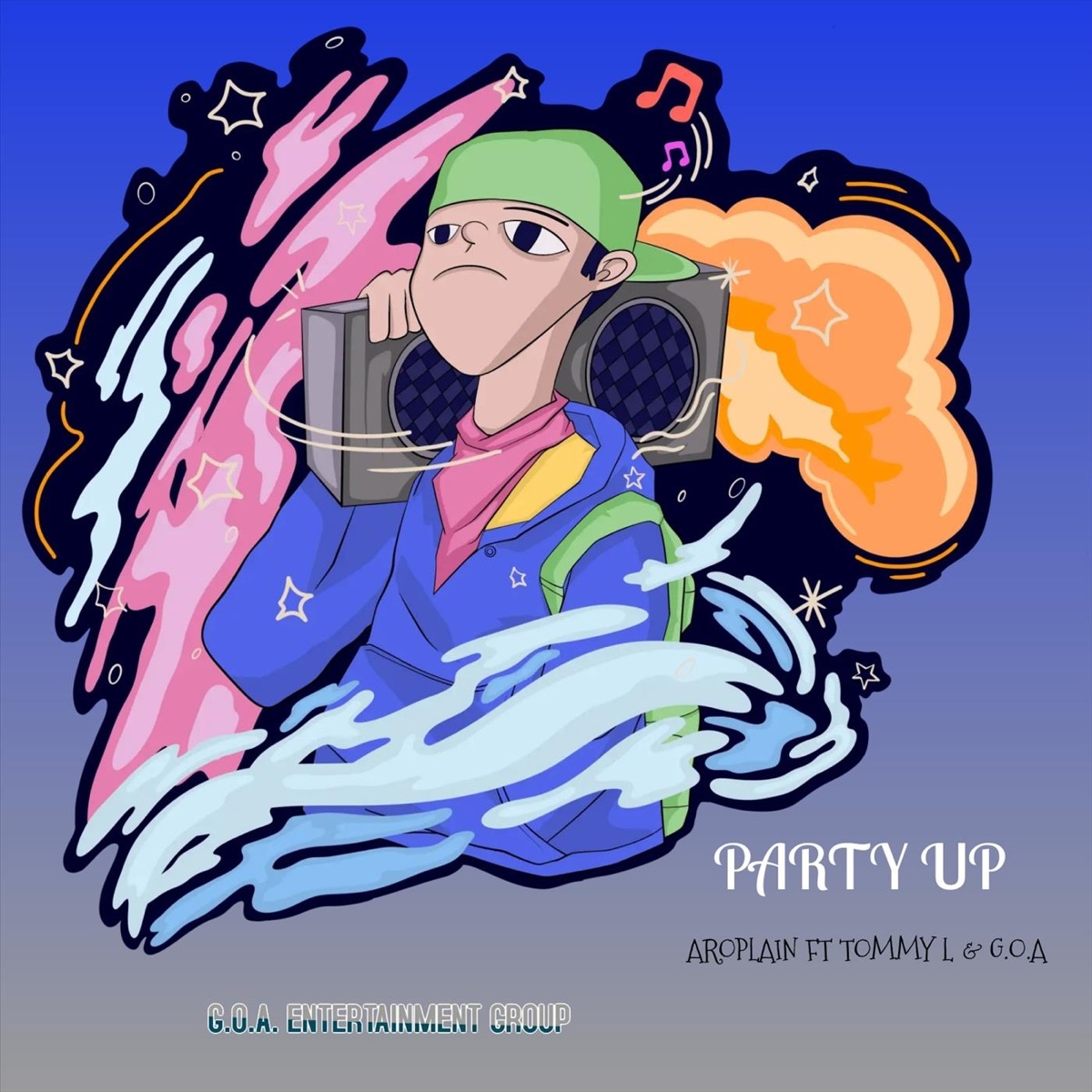 Party Up (feat. Tommy L & G.O.A) - Single by AroPlain album cover