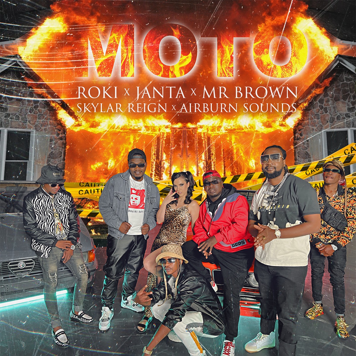 Moto (feat. Janta MW, Airburn Sounds, Mr Brown & Skylar Reign) - Single by Roki album cover