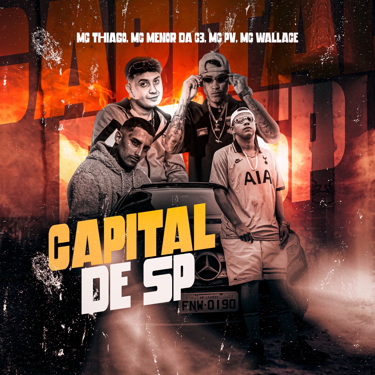Capital de SP - Single by Mc thiago, MC Menor da C3, MC PV & Mc Wallace album cover