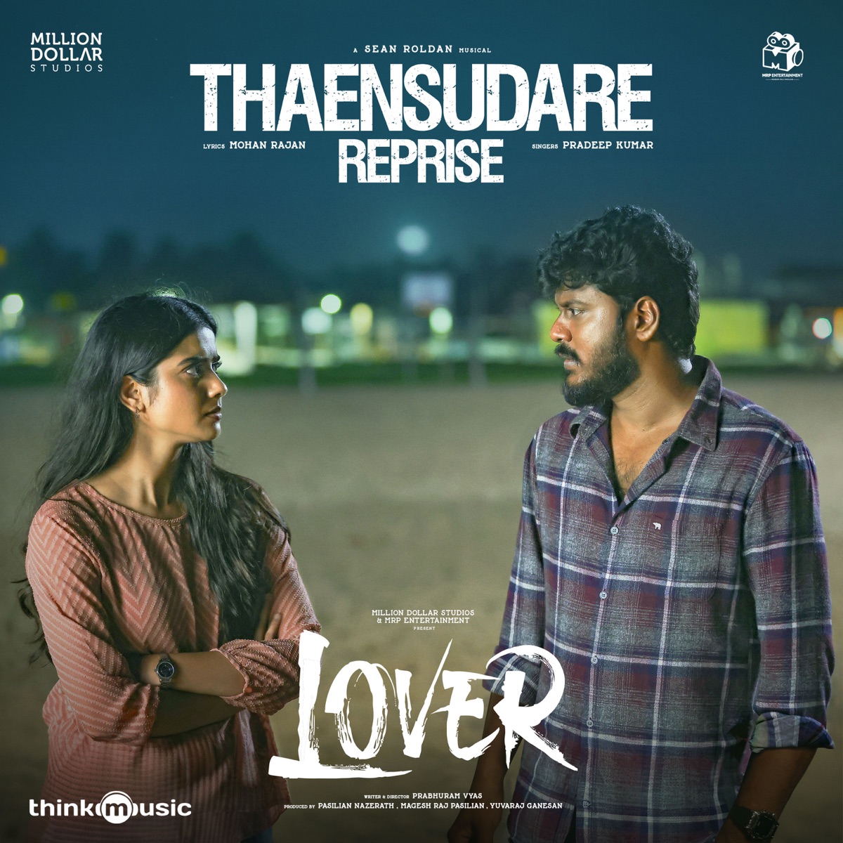 Thaensudare Reprise (From "Lover") - Single by Sean Roldan, Pradeep Kumar & Mohan Rajan album cover