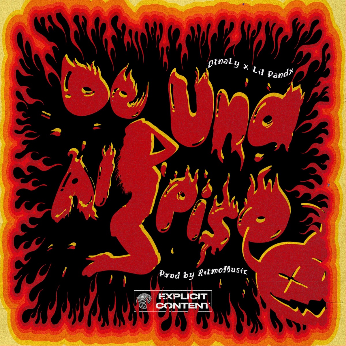 De una al piso (feat. Lil Pandx) - Single by OtnaLy album cover