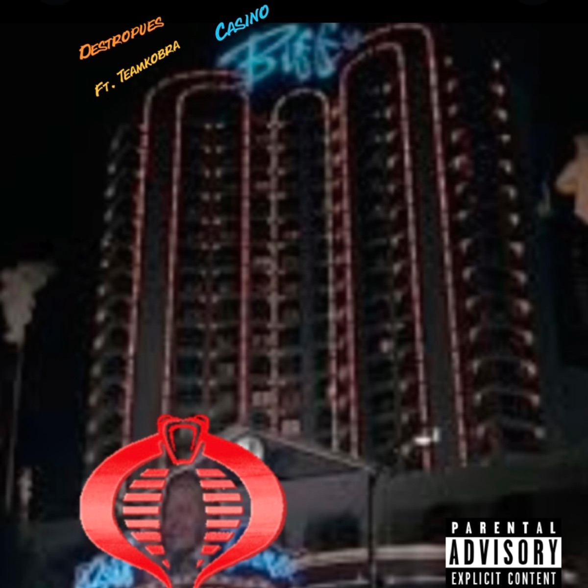 Casino Biff (feat. Team Kobra, Black Out, T.Fly & Mindbenda) [Rojam Free Mix] - Single by Destropues album cover