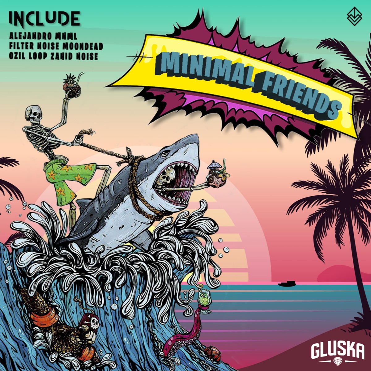 Minimal Friends - EP by Gluska album cover