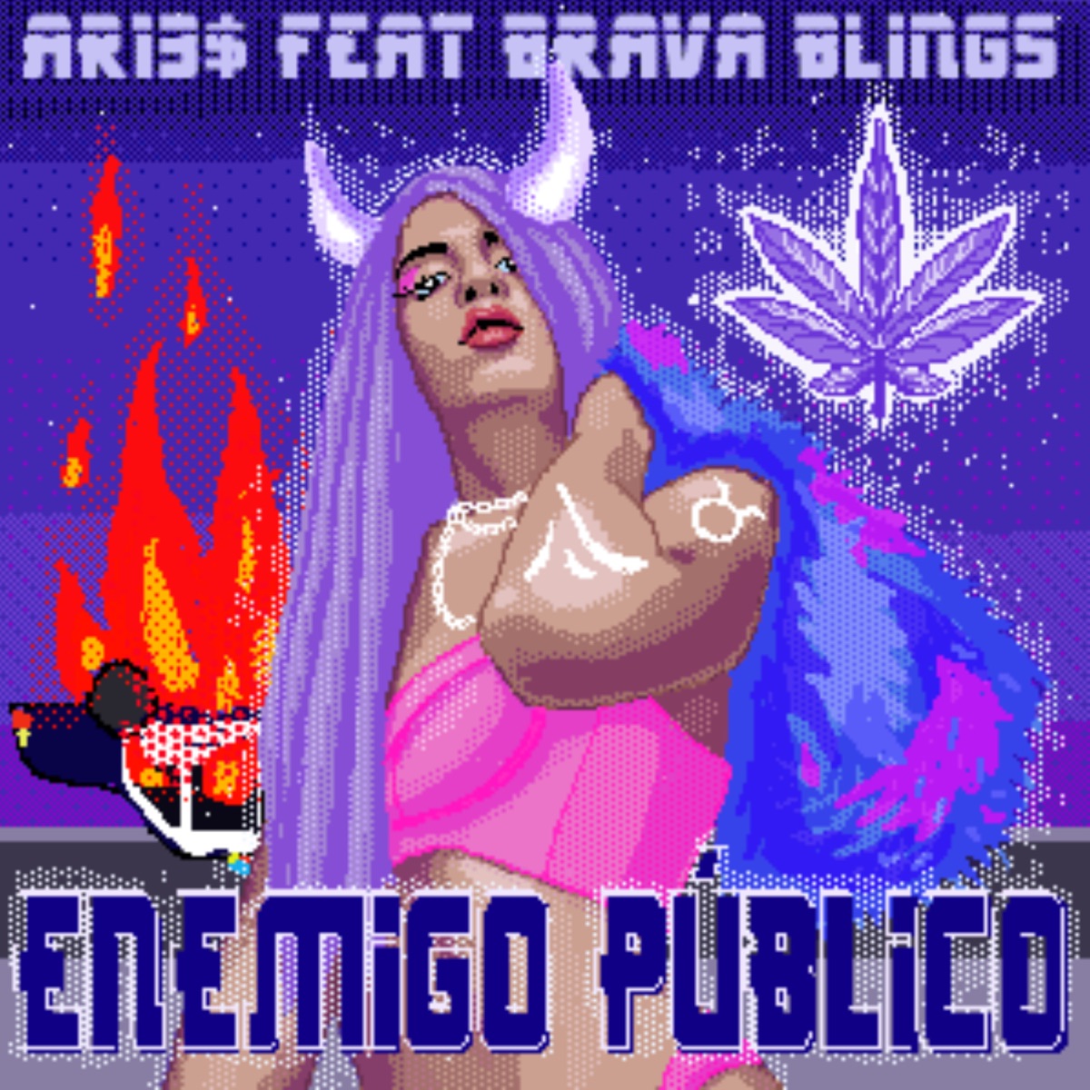 Enemigo Publico (feat. Brava Blings) - Single by Ar13$ album cover
