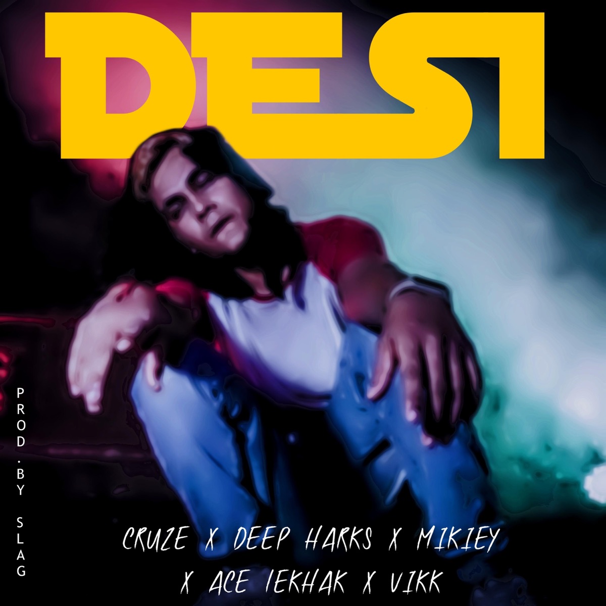 Desi (feat. Cruze, Deep Harks, Ace Lekhak & Bad Vikk) - Single by Mikiey & SLAG album cover
