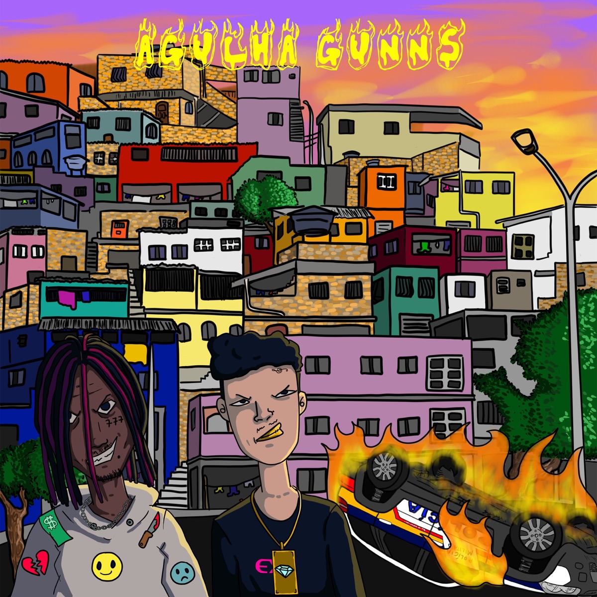 Agulha Gunns - Single by Glockdi, Pdrin & Prodbygrillo album cover
