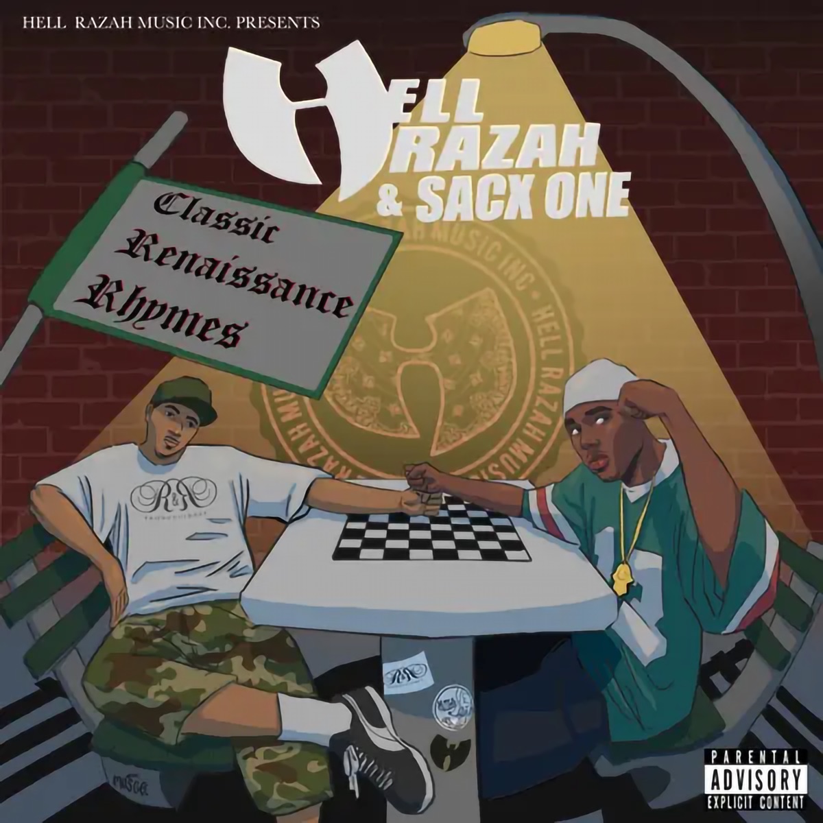 Classic Renaissance Rhymes (feat. Grand Puba, Lord Have Mercy, Killah Priest, Heaven Sun, Lazarus & Dj E.Rex) by Heaven Razah, Sacx One & Hell Razah album cover