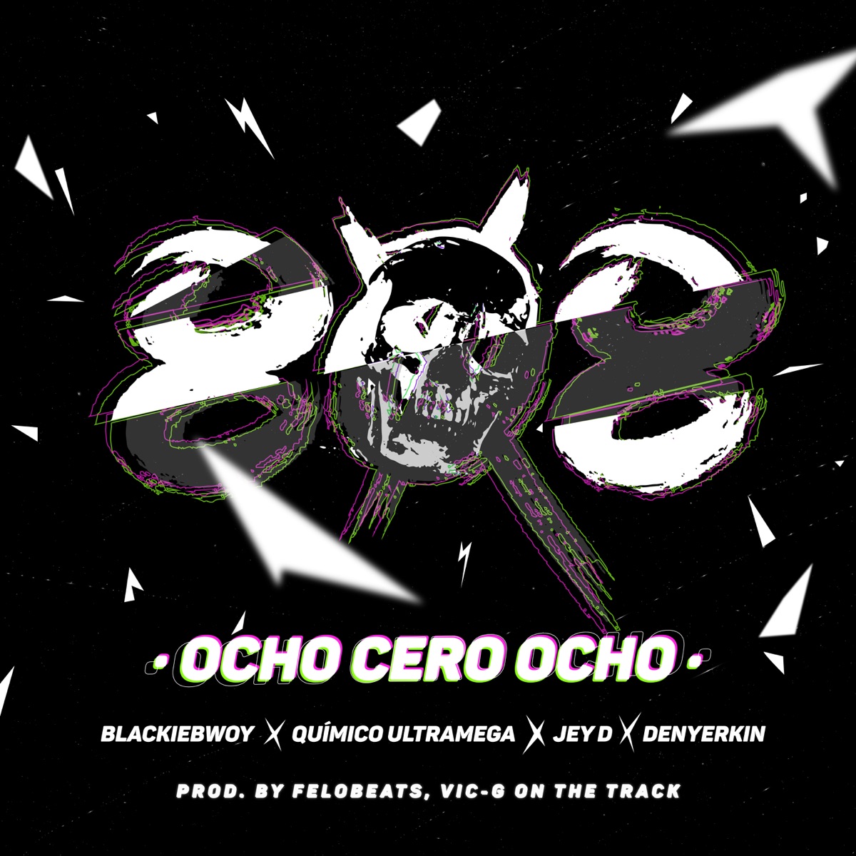 808 (feat. Quimico Ultra Mega, Jey D & Denyerkin) - Single by BLACKIEBWOY album cover